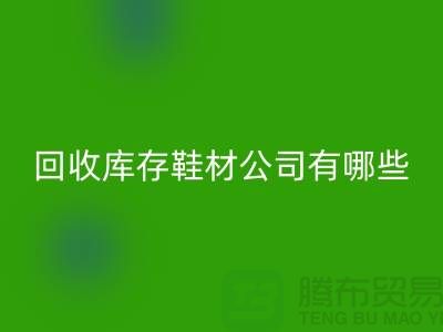 温州彩神线上平台(集团)官方网站库存鞋材公司有哪些