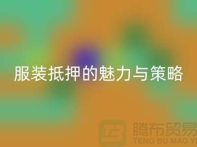 解锁衣橱新财富：服装抵押的魅力与策略——上海服装彩神线上平台(集团)官方网站公司