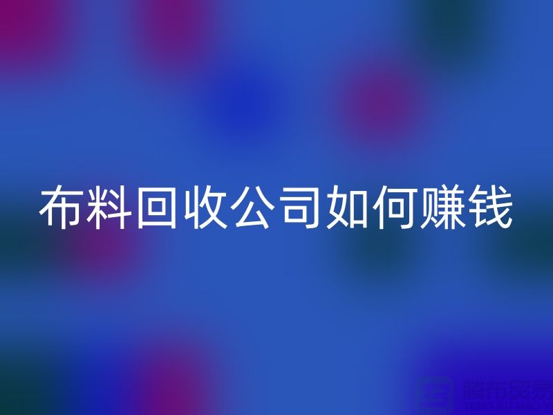 布料彩神线上平台(集团)官方网站公司如何赚钱-小白编辑解说-服装面料彩神线上平台(集团)官方网站公司