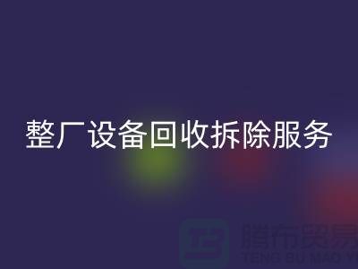 整厂设备彩神线上平台(集团)官方网站拆除服务让闲置资产焕发新生-东莞厂房设备彩神线上平台(集团)官方网站