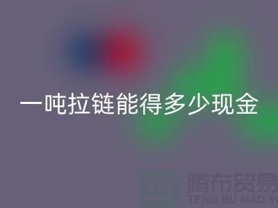 环保新时尚：彩神线上平台(集团)官方网站拉链并赚钱！一吨拉链能得多少现金？