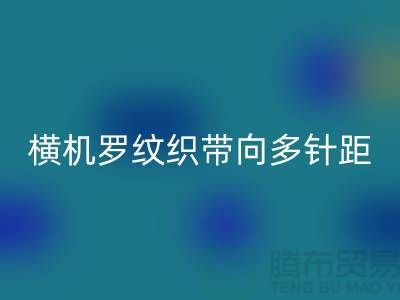 横机罗纹织带向多针距特殊功能方向发展-库存服装辅料彩神线上平台(集团)官方网站公司