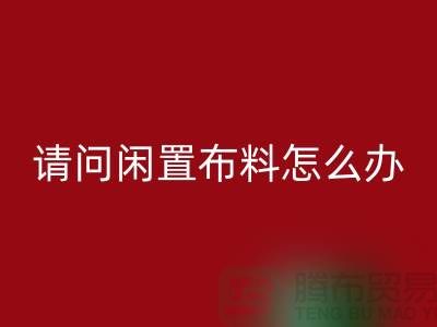 闲置布料怎么办？上海布料辅料彩神线上平台(集团)官方网站公司助您高效处理