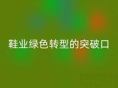 库存鞋材彩神线上平台(集团)官方网站：鞋业绿色转型的核心突破口