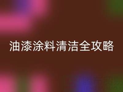 油漆涂料清洁全攻略：从清洗技巧到环保彩神线上平台(集团)官方网站指南